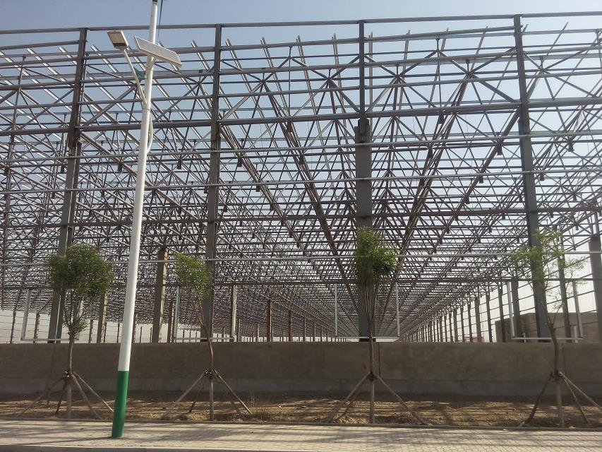 哈密汽车工业厂房网架